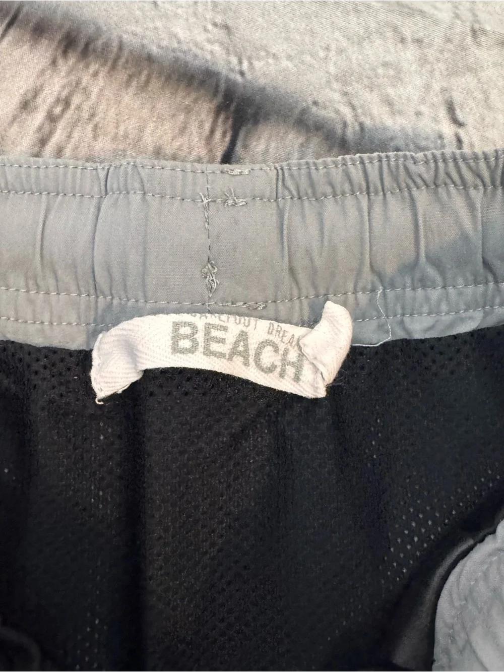 Barefoot Dreams Beach Gray Boy’s Swim Trunks